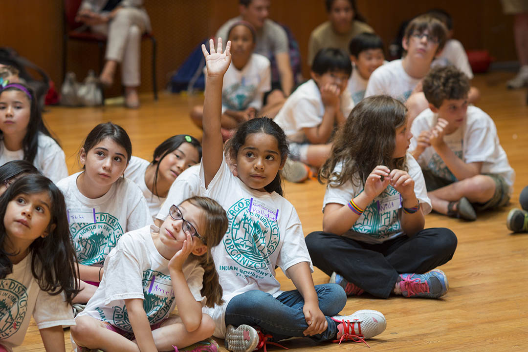 Image of children at a park district event