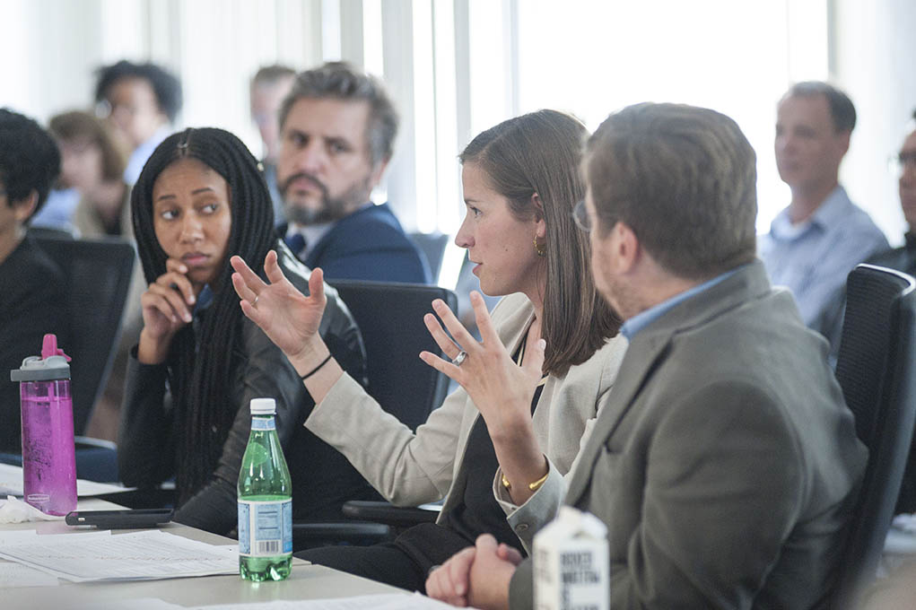 An image of the steering committee meeting.